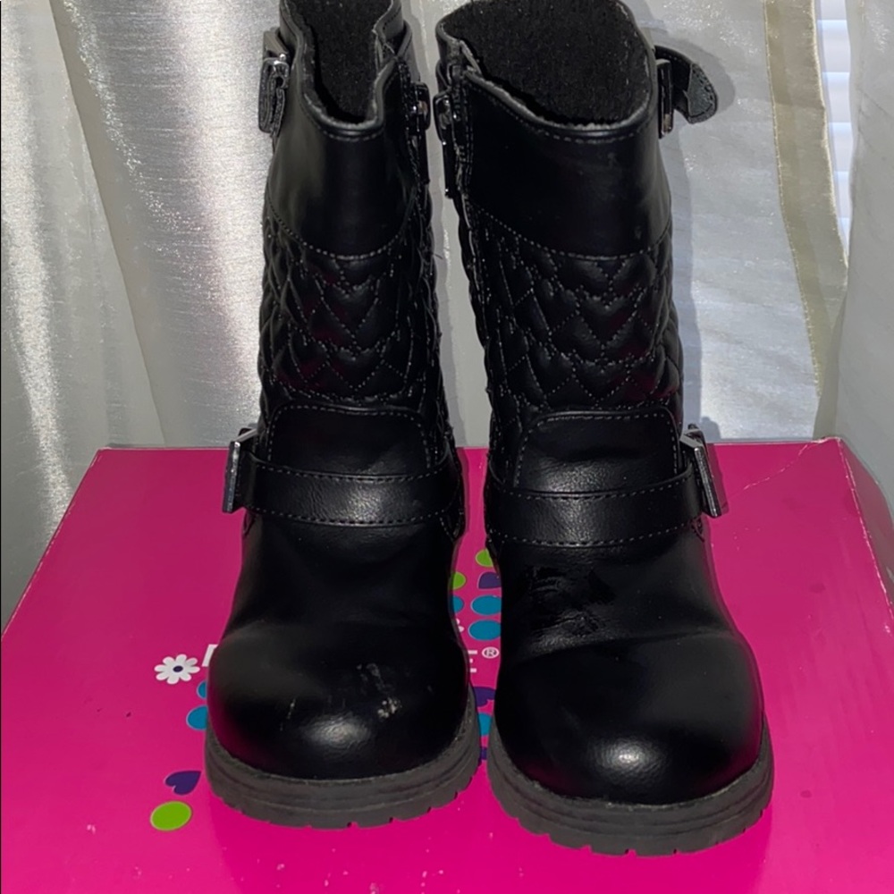 Black girl high boot